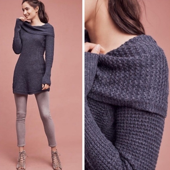 Anthropologie Sweaters - Anthro Angel of the North Rosie Cowl Neck Sweater